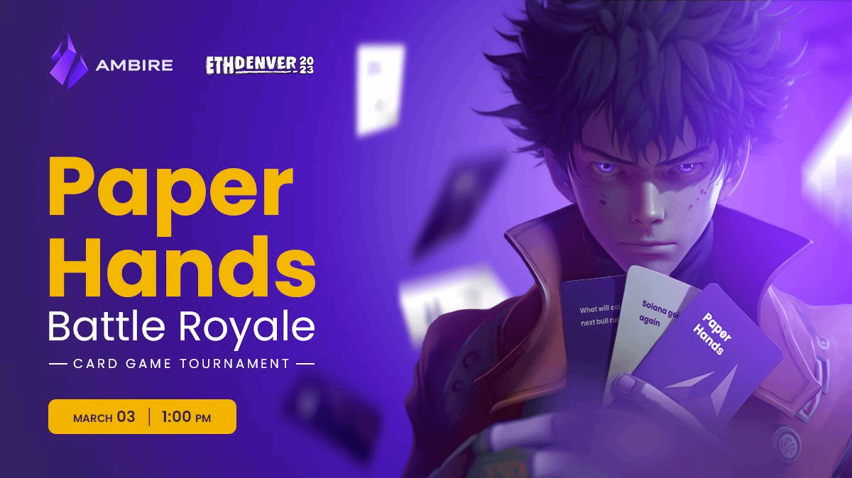 Paper hands Battle Royale announcement image