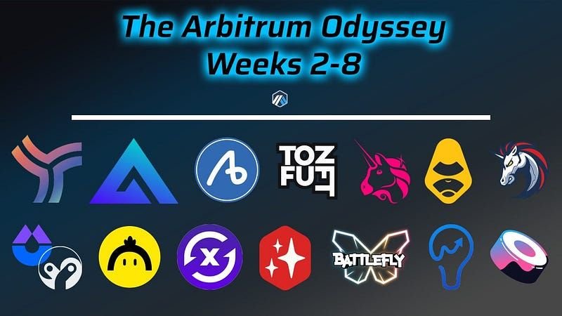 The Arbitum Odyssey weeks 2-8