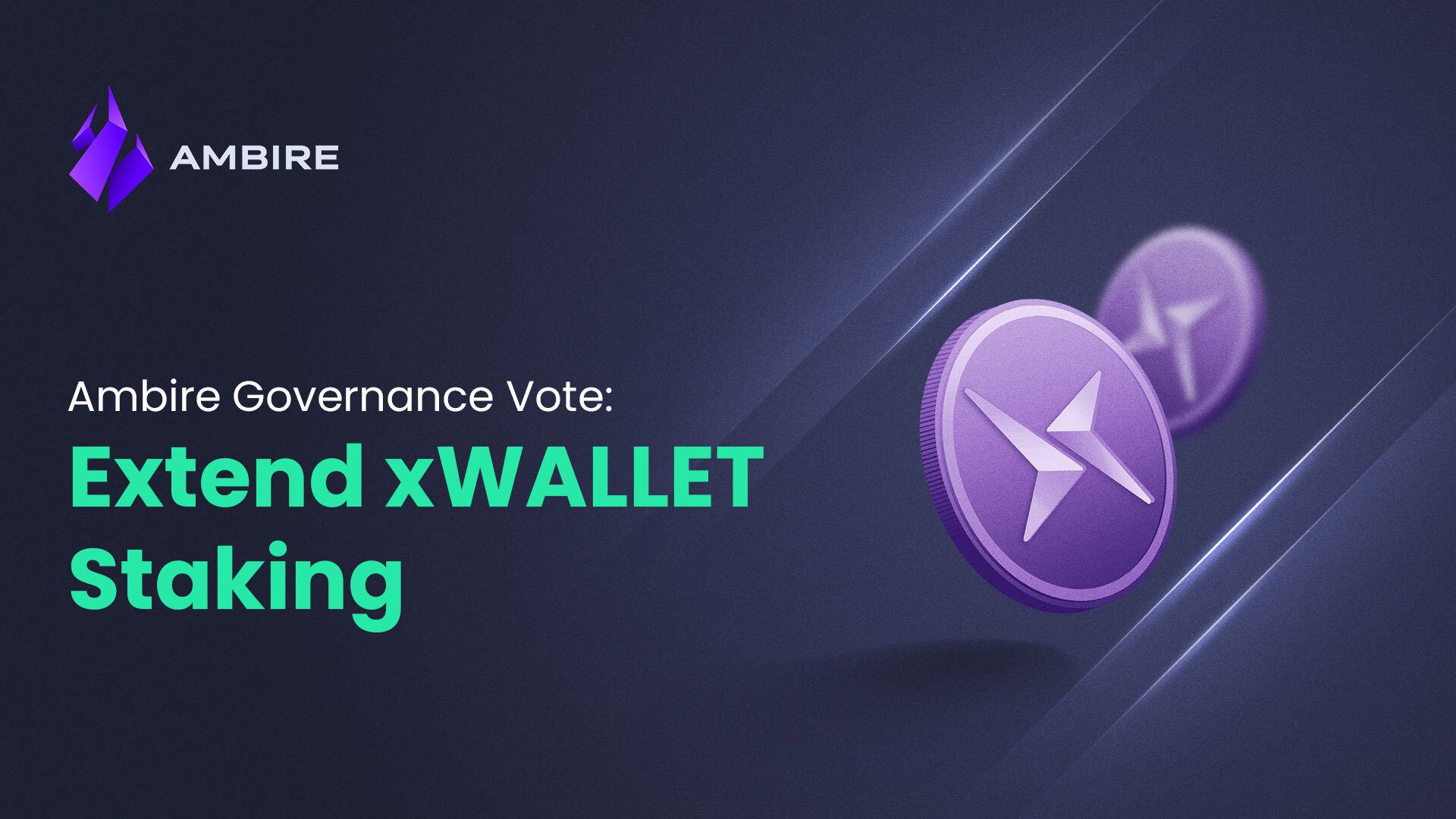 Ambire Governance Vote: Extend xWALLET Staking