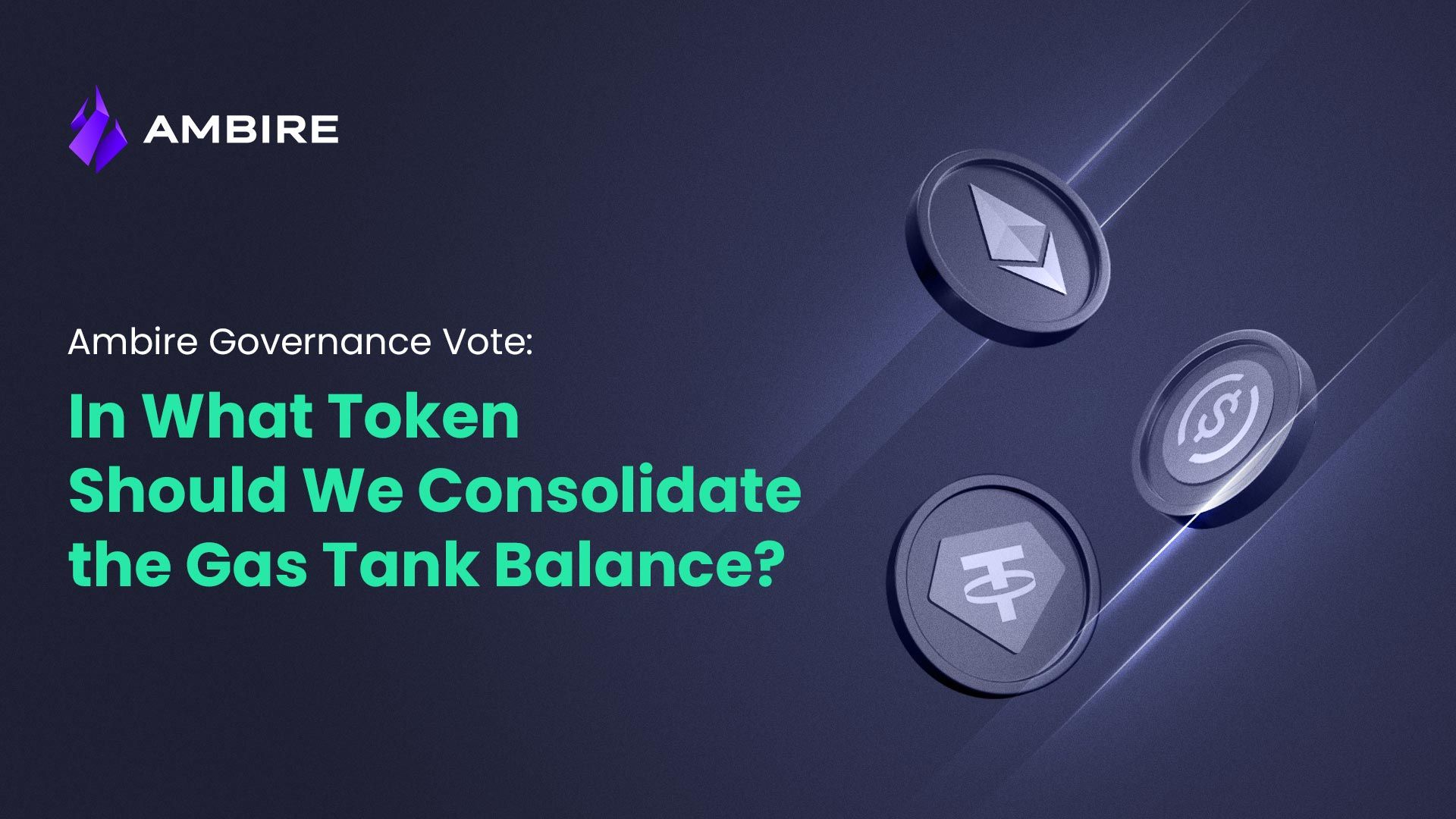 Ambire Governance Vote: In What Token Should We Consolidate the Gas Tank Balance?