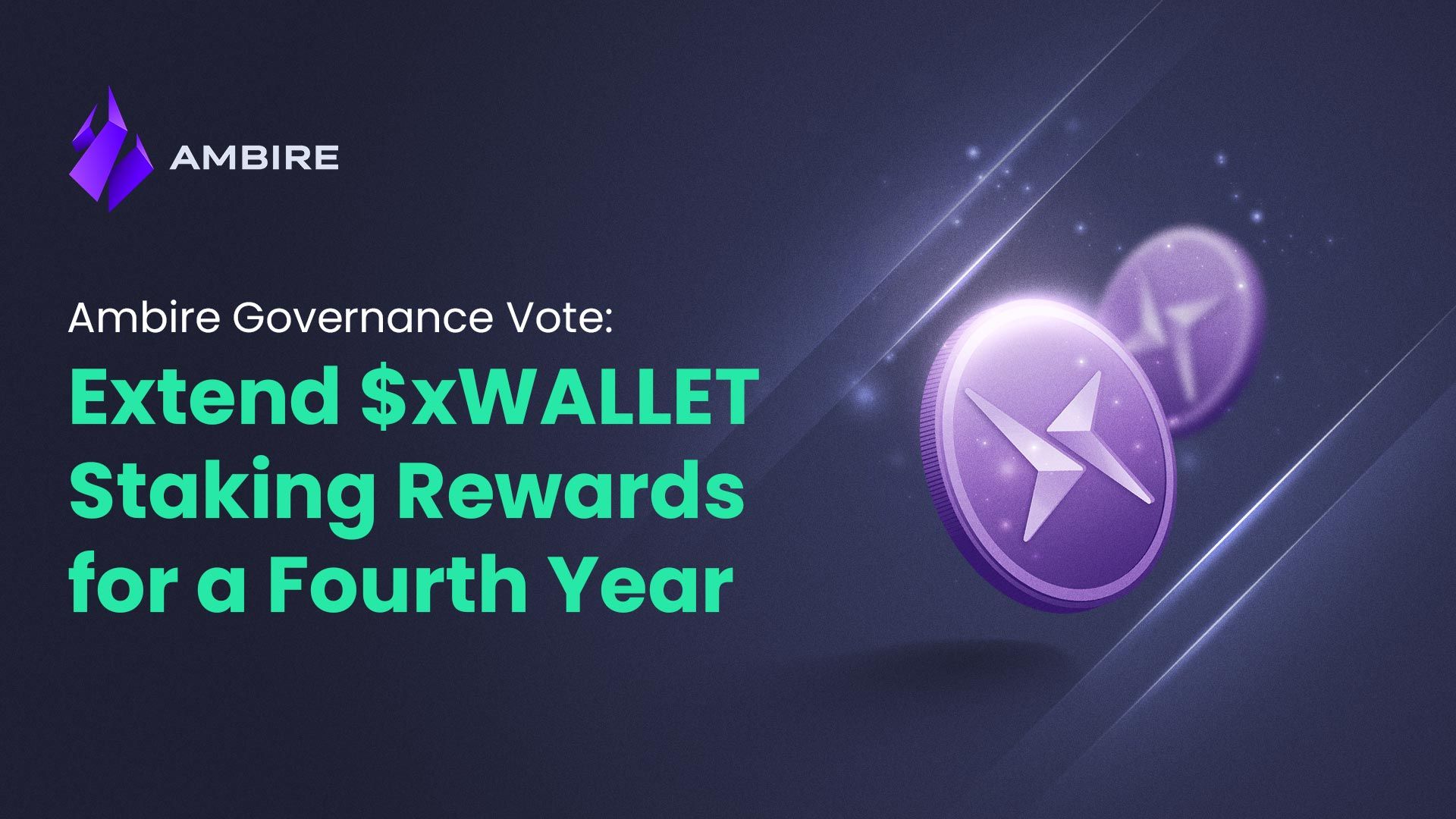 Ambire Governance Proposal: Extend $xWALLET Staking Rewards for a Fourth Year