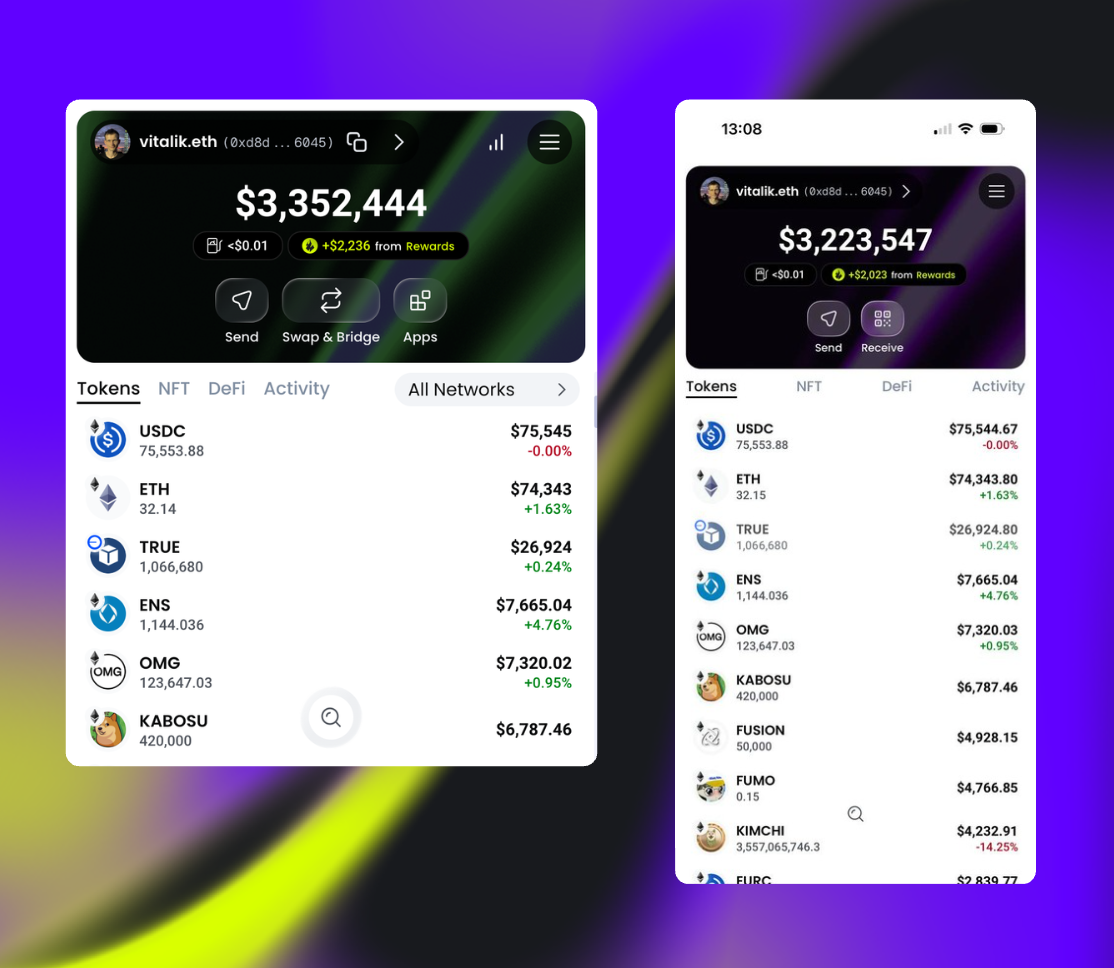 Ambire Wallet extension and mobile app