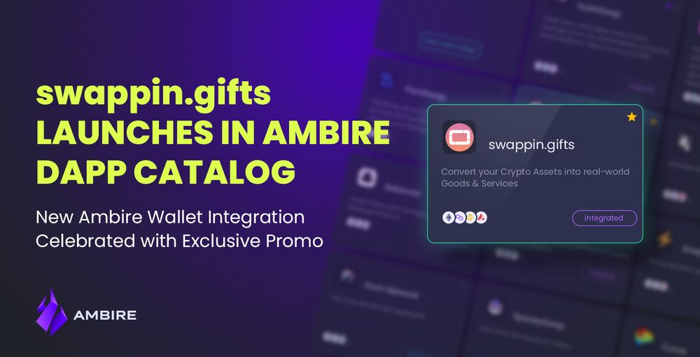 Enjoy our newest Web3 integration: share IRL gifts with frens and win crypto-prizes