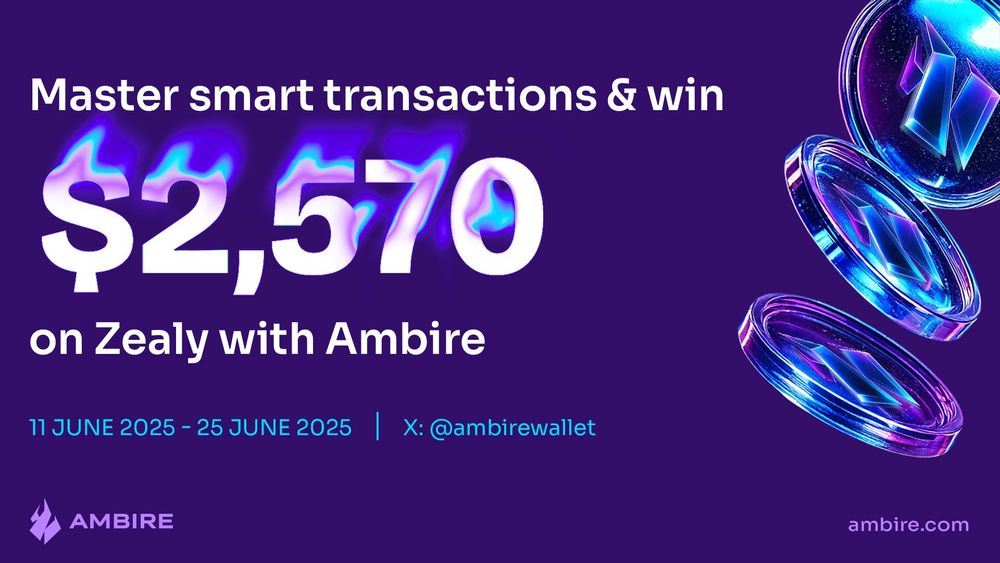 Try EIP-7702 smart features with tAmbire Extension and win rewards