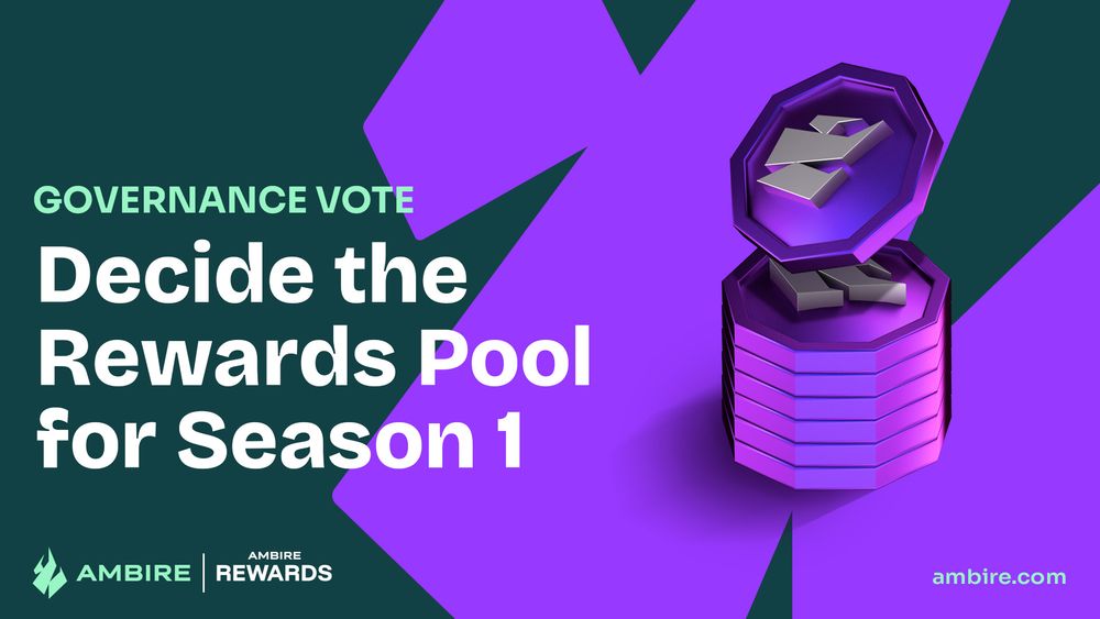 Ambire Governance Vote: Decide the Rewards Pool for Season 1