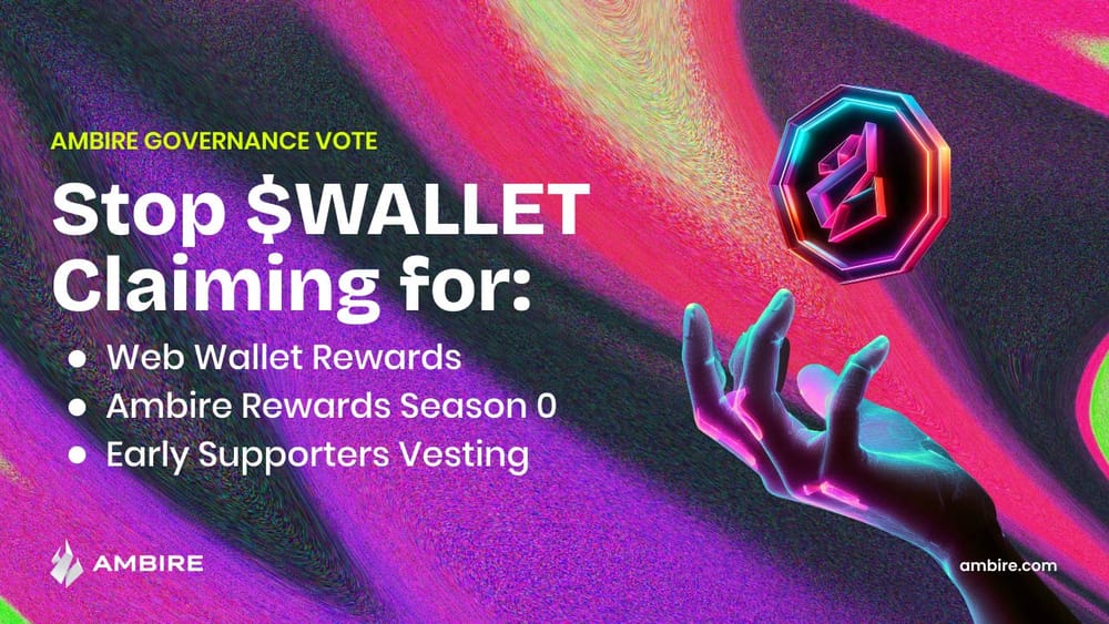 stop $WALLET claiming proposal