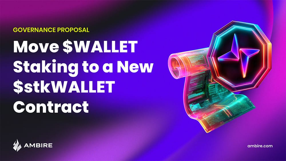 Migrate $xWALLET to a new $stkWALLET contract proposal