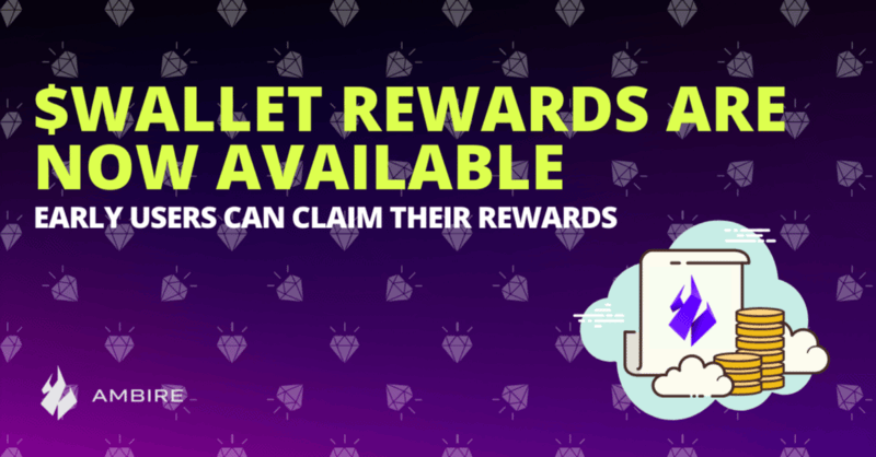 You can now claim $WALLET rewards in Ambire Wallet