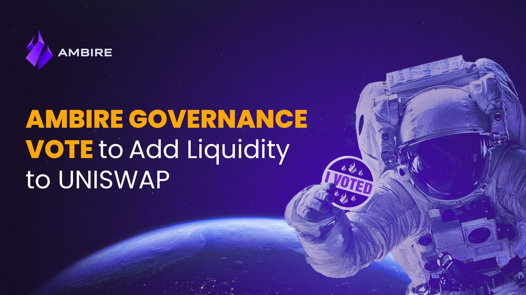 Ambire Wallet Governance Vote: Add Liquidity to Uniswap V3