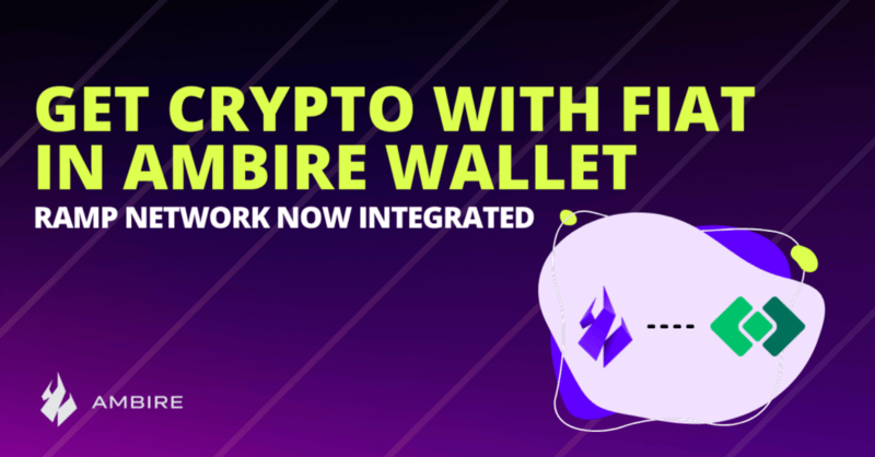 Buy Crypto Easily with USD, EUR or GBP with Ramp Network in Ambire Wallet