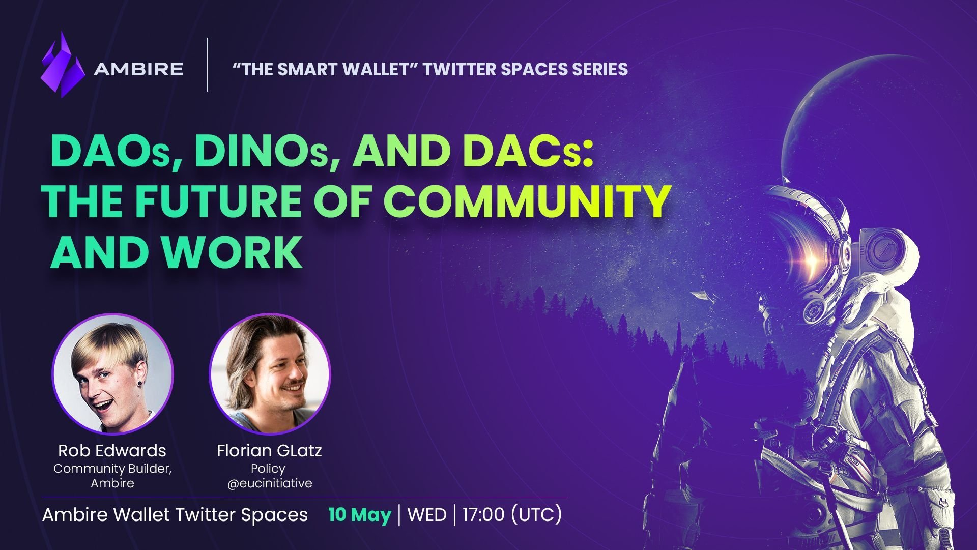 The Smart Wallet Series: DAOs, DINOs, and DACs with Florian Glatz