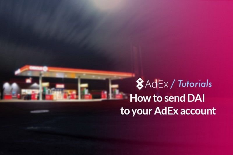 How to send DAI to your AdEx account
