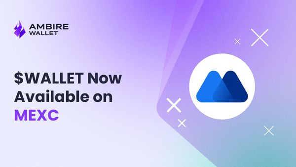 Ambire $WALLET tokens is available for trading on MEXC exchange