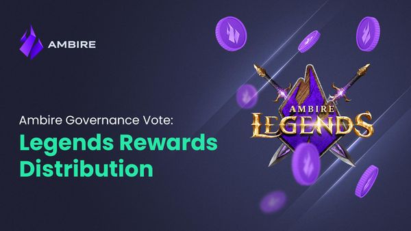 Ambire Governance Vote deciding the Legends rewards distribution