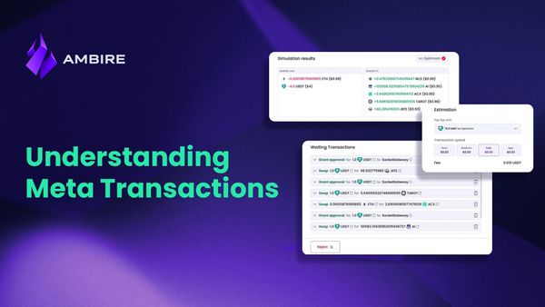 Meta transactions in crypto