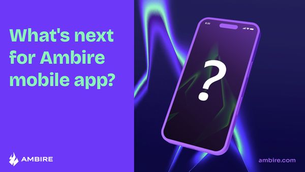 Ambire Wallet app is being temporarilyunlisted from the Google Play Store and the App Store 