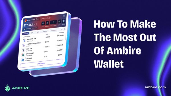 Overview of Ambire Wallet's extension features