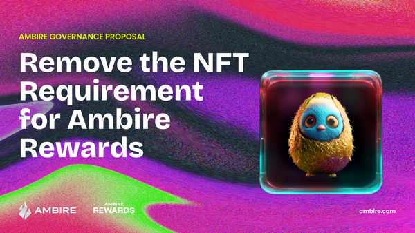 Remove NFT mint for Ambire Rewards