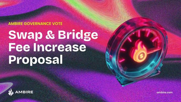 Swap & Bridge fee increase proposal