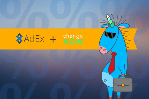 Get a 50 DAI Advertising Account with AdEx Network and ChangeNOW